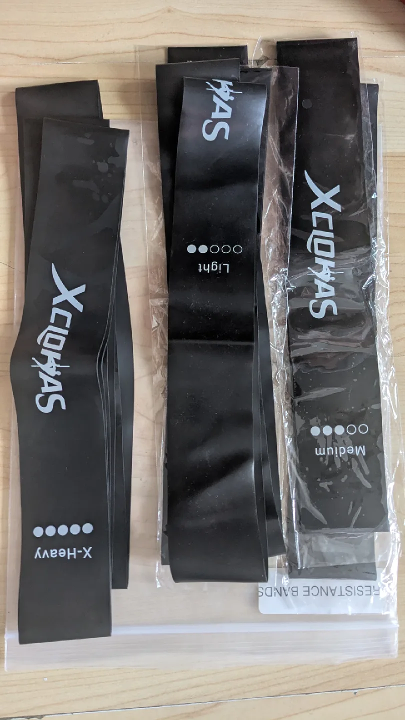 Xciohas Resistance Bands - Light, Medium, X-Heavy thumbnail
