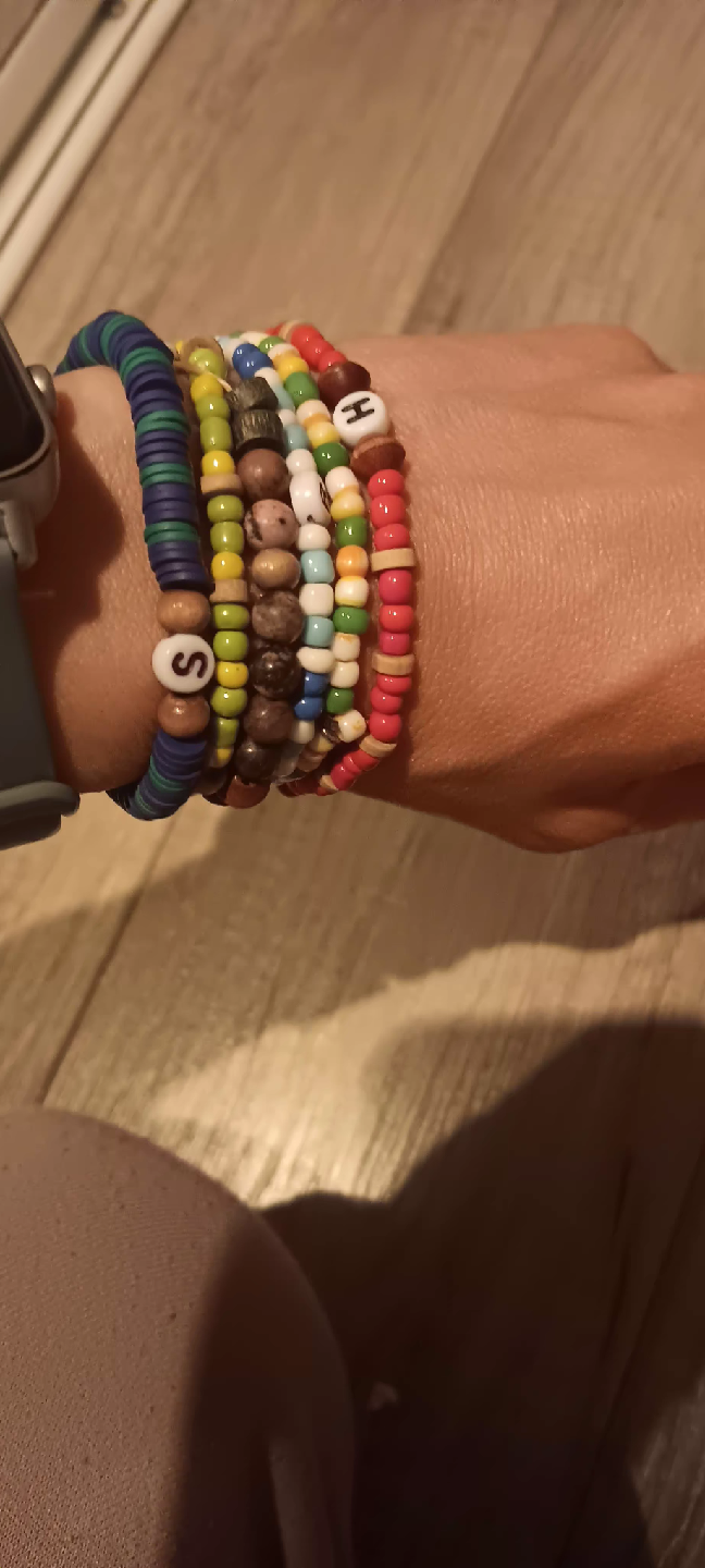 Handmade Beaded Bracelets - Set of 6 - photo 2