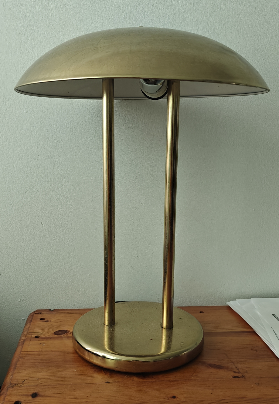 Gold Coloured Table Lamp