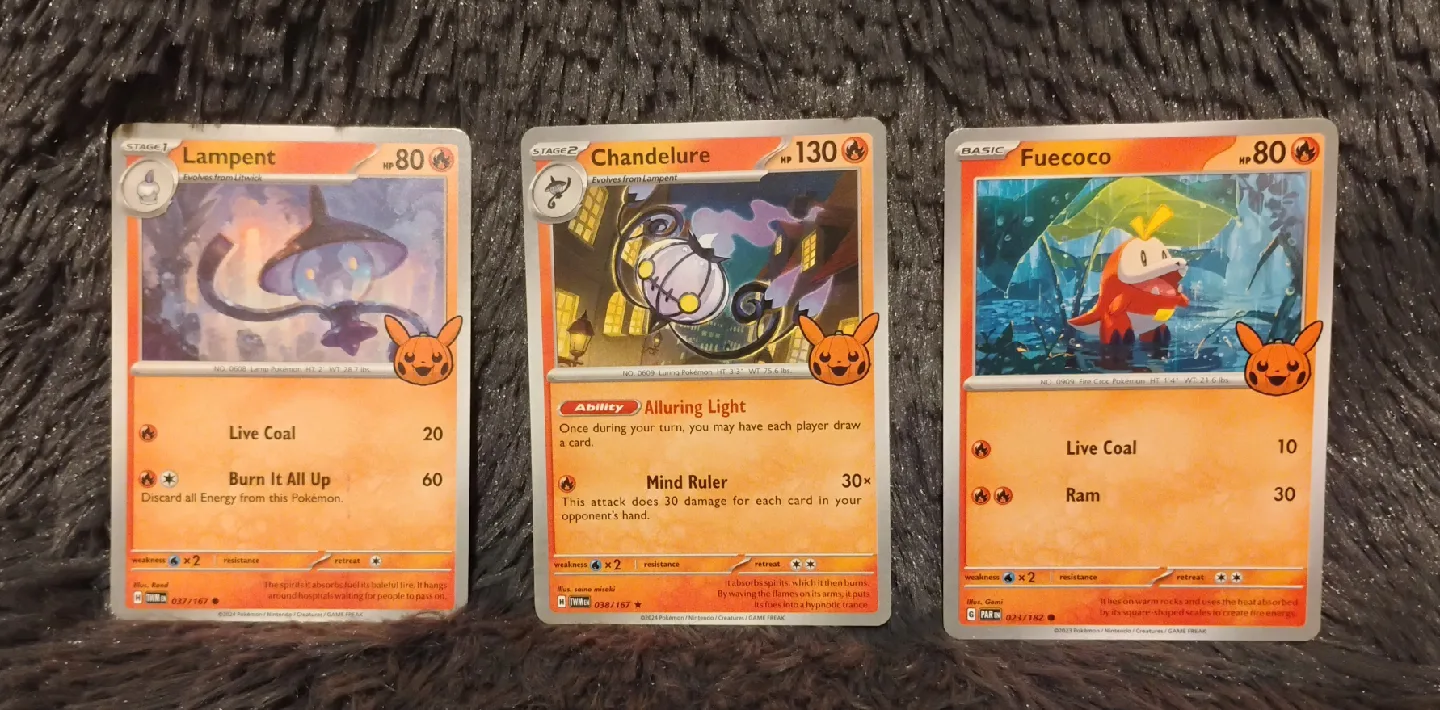 Pokemon Tricks or Treats 2024(17 Cards out of 30 Cards) image indicator(3)
