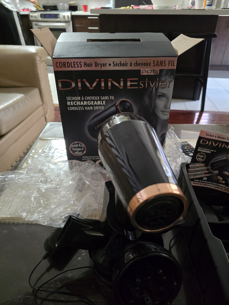 Divine Styler Pro Cordless Hair Dryer - photo 4
