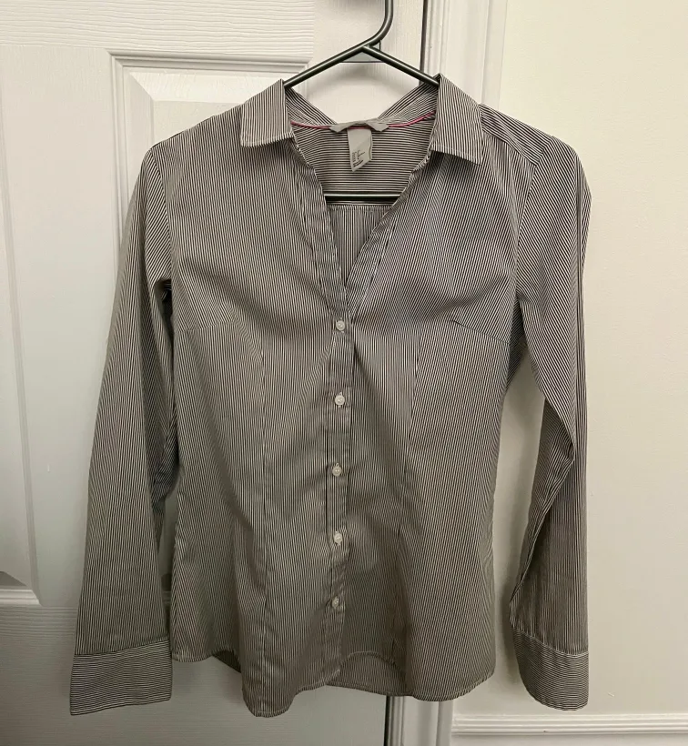 H&M Striped Blouses - Size Small image indicator(2)