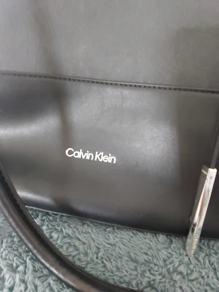 Calvin Klein Black Tote Bag with Pouch image indicator(3)