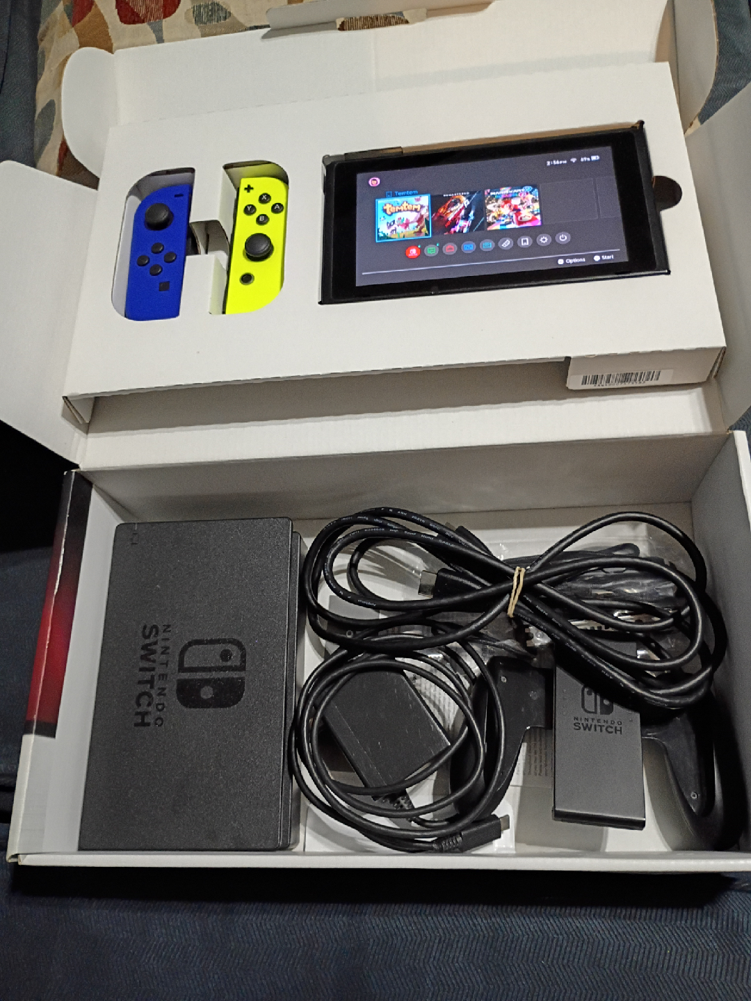 Nintendo Switch Console with Box