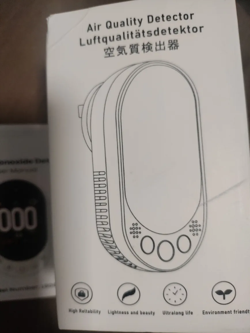 New Carbon Monoxide & Air Quality Detector L6068 image indicator(3)