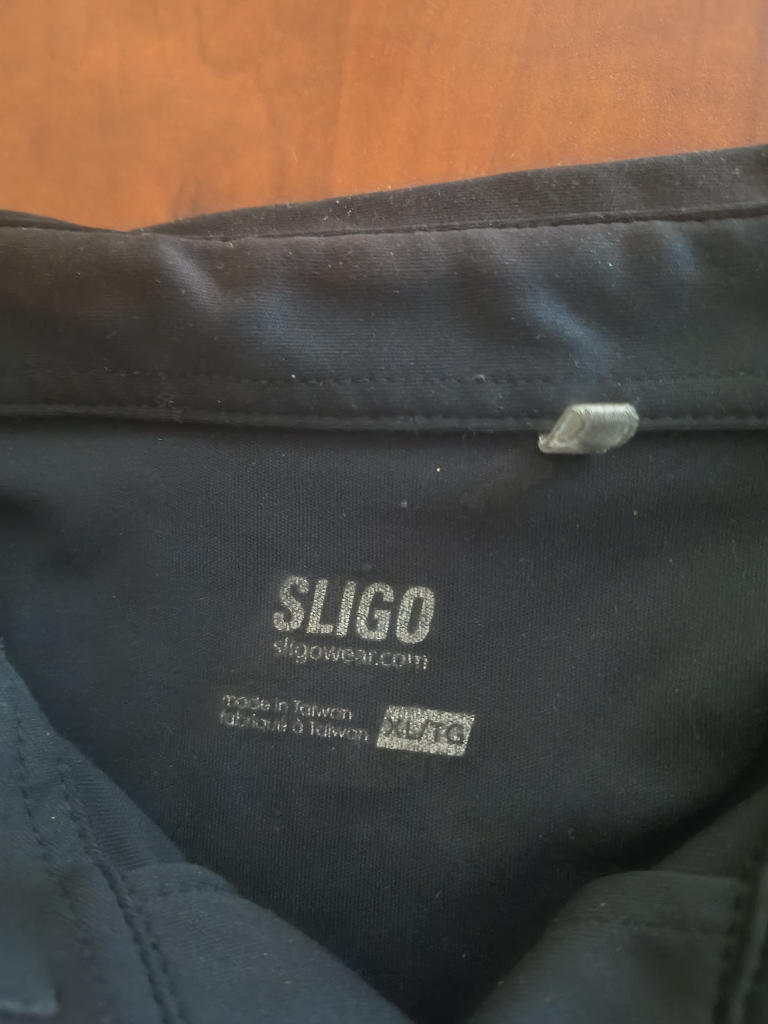Sligo Black Polo Shirt - Size XL/TG