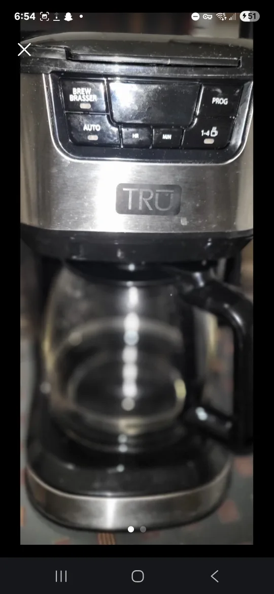 TRU Programmable Coffee Maker - 12 Cup Capacity thumbnail