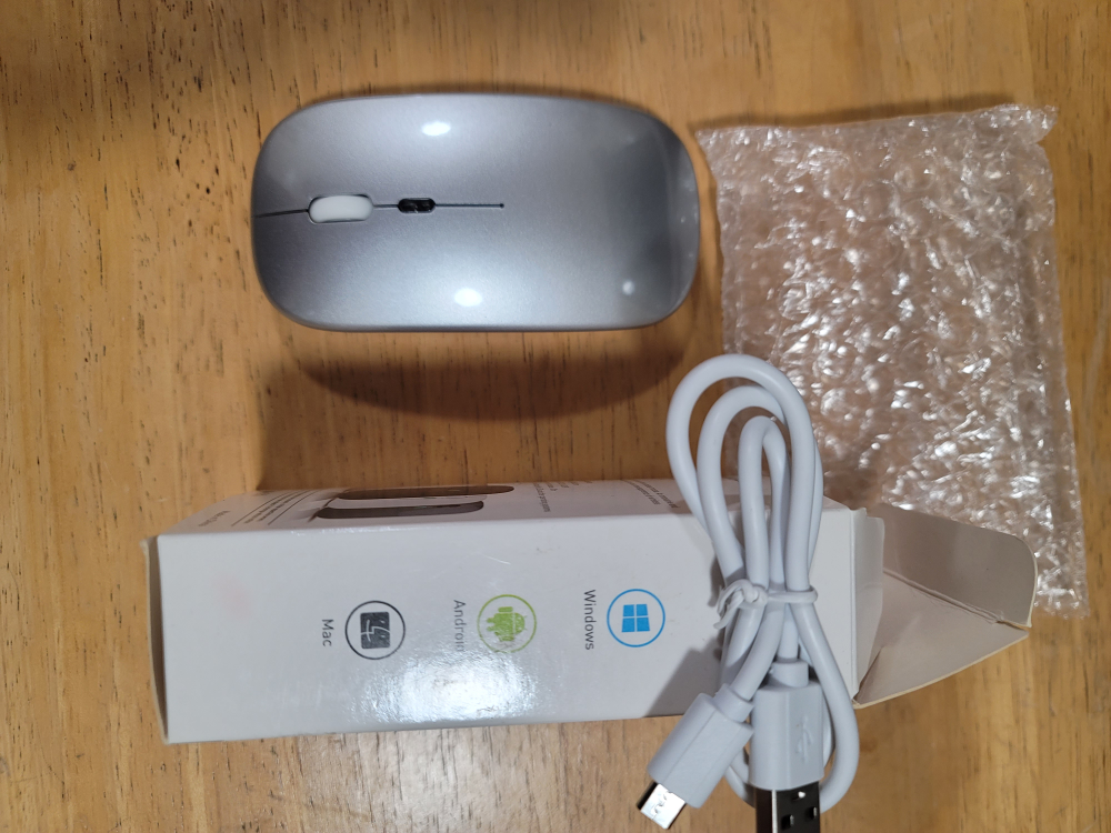 Ratón Inalámbrico Ratón Silencioso Recargable para Ordenador - photo 4