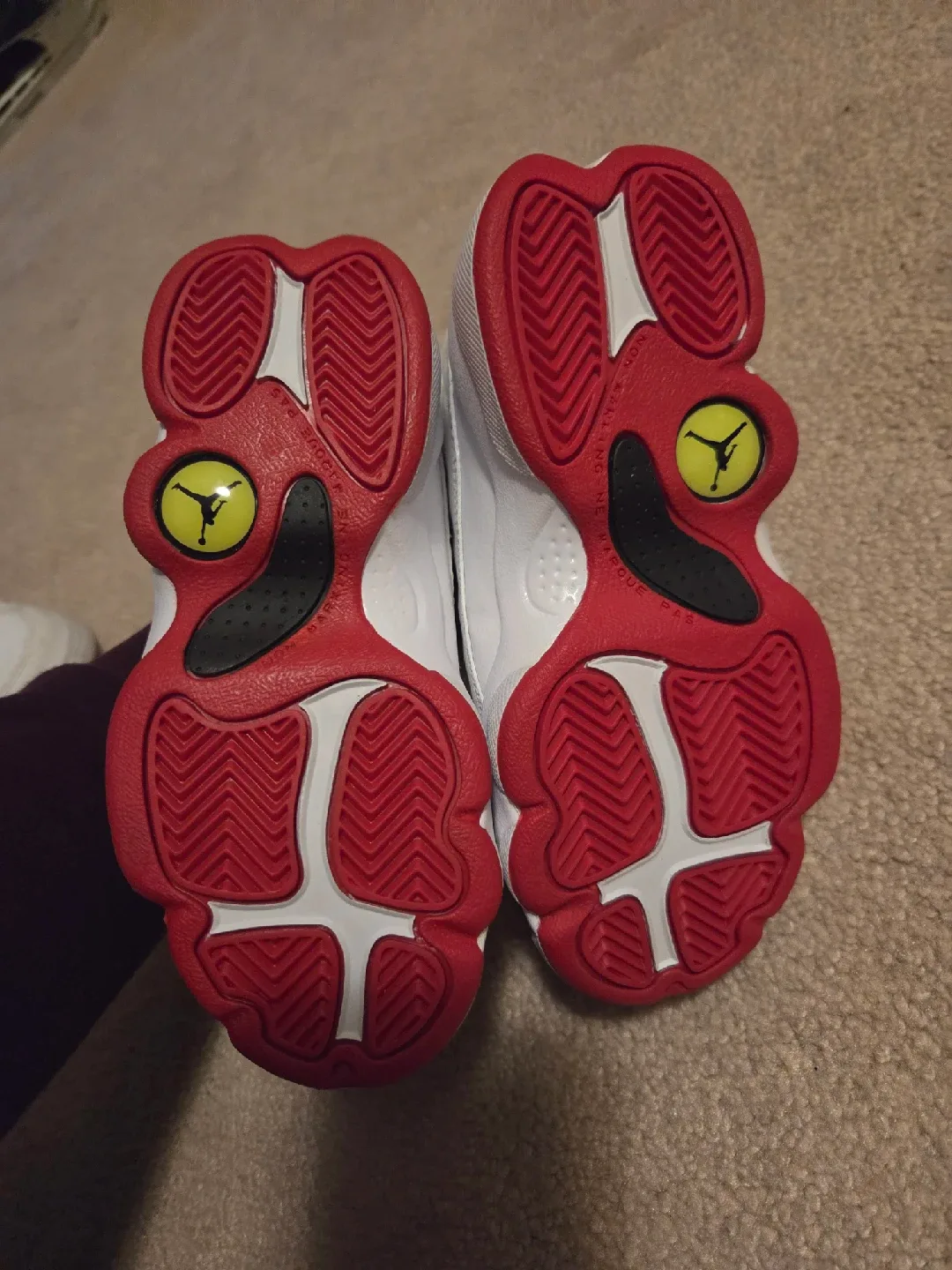 Jordan 13 Retro White/Red Toddler Size 6C image indicator(4)