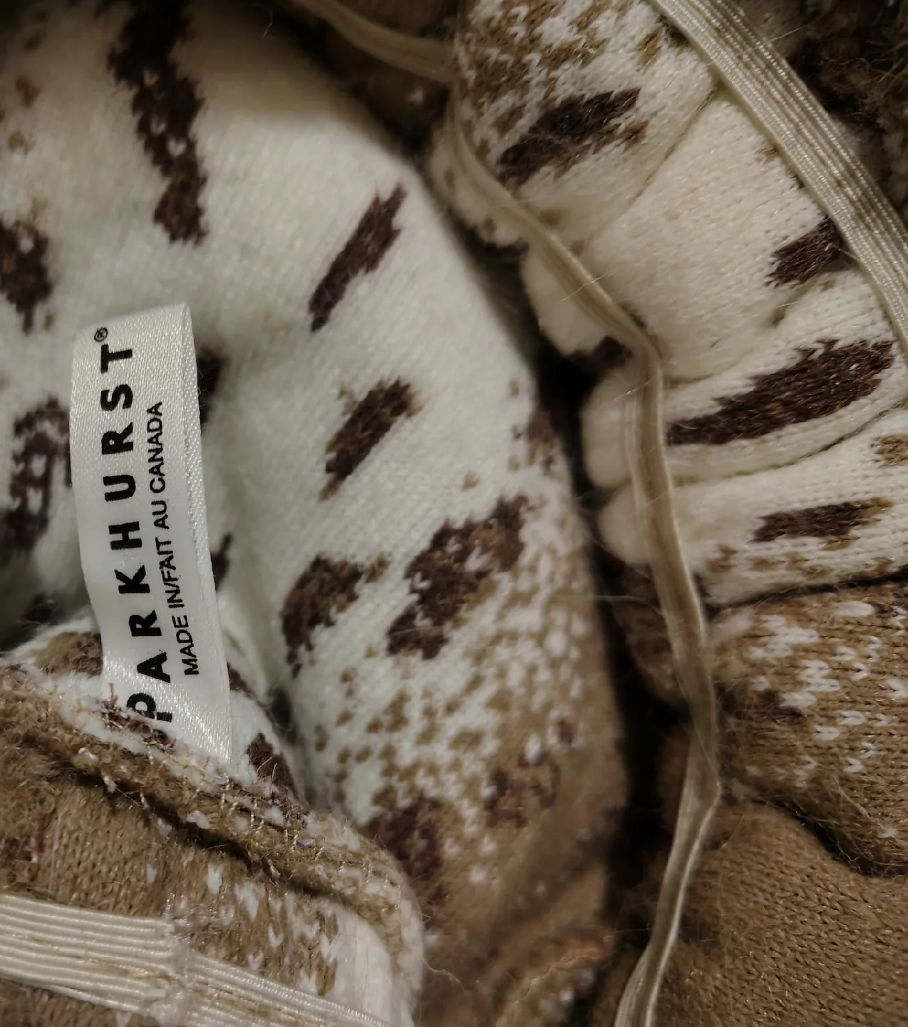 Parkhurst Faux Fur Hat - Brown & White image indicator(4)