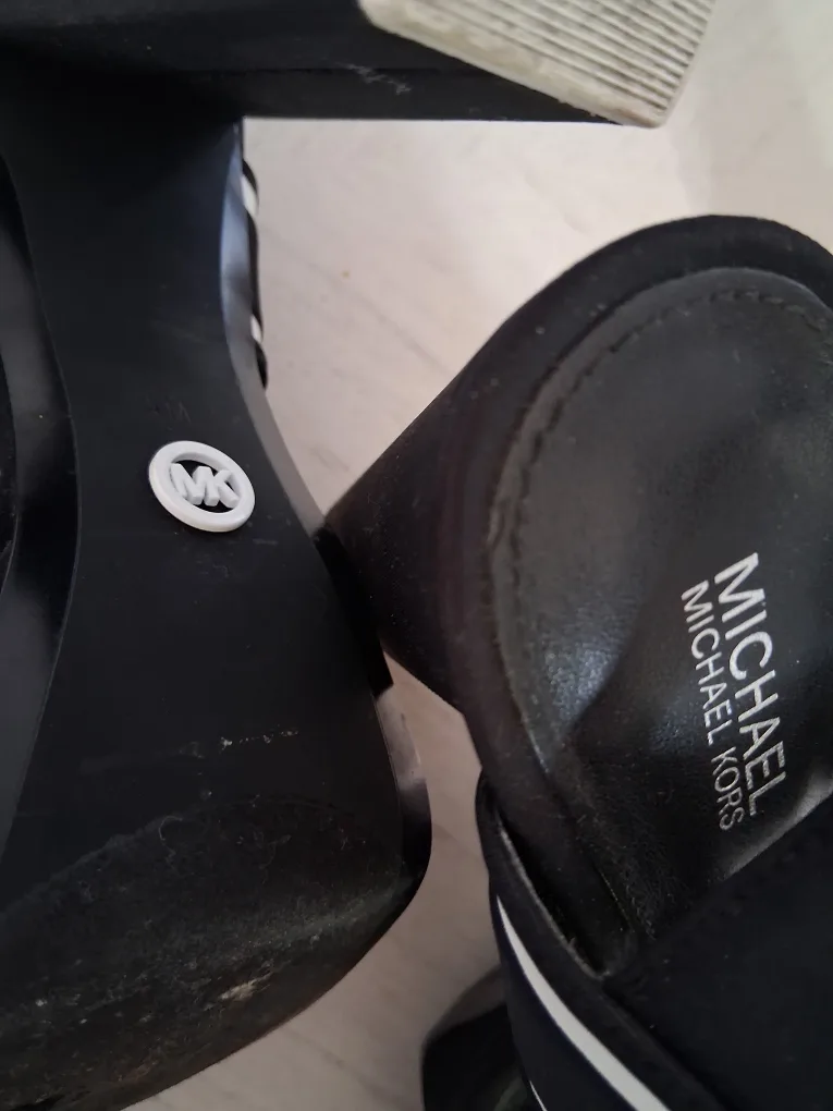 Michael Kors Black/White Heels image indicator(2)