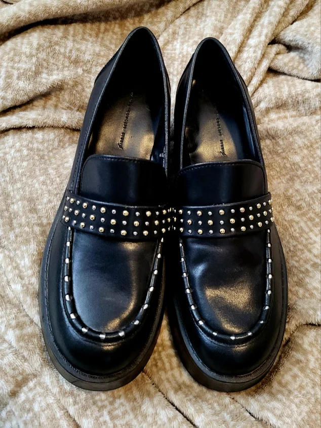 Winners Black Platform Loafers - Size 10 image indicator(2)