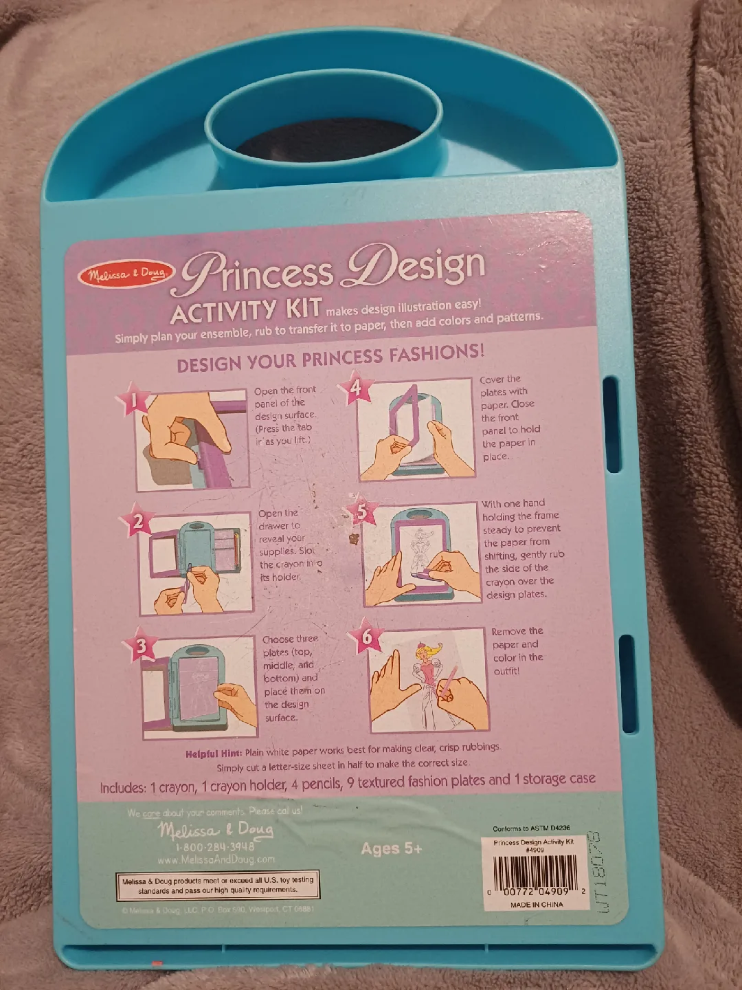 Melissa & Doug Princess Design Activity Kit image indicator(4)