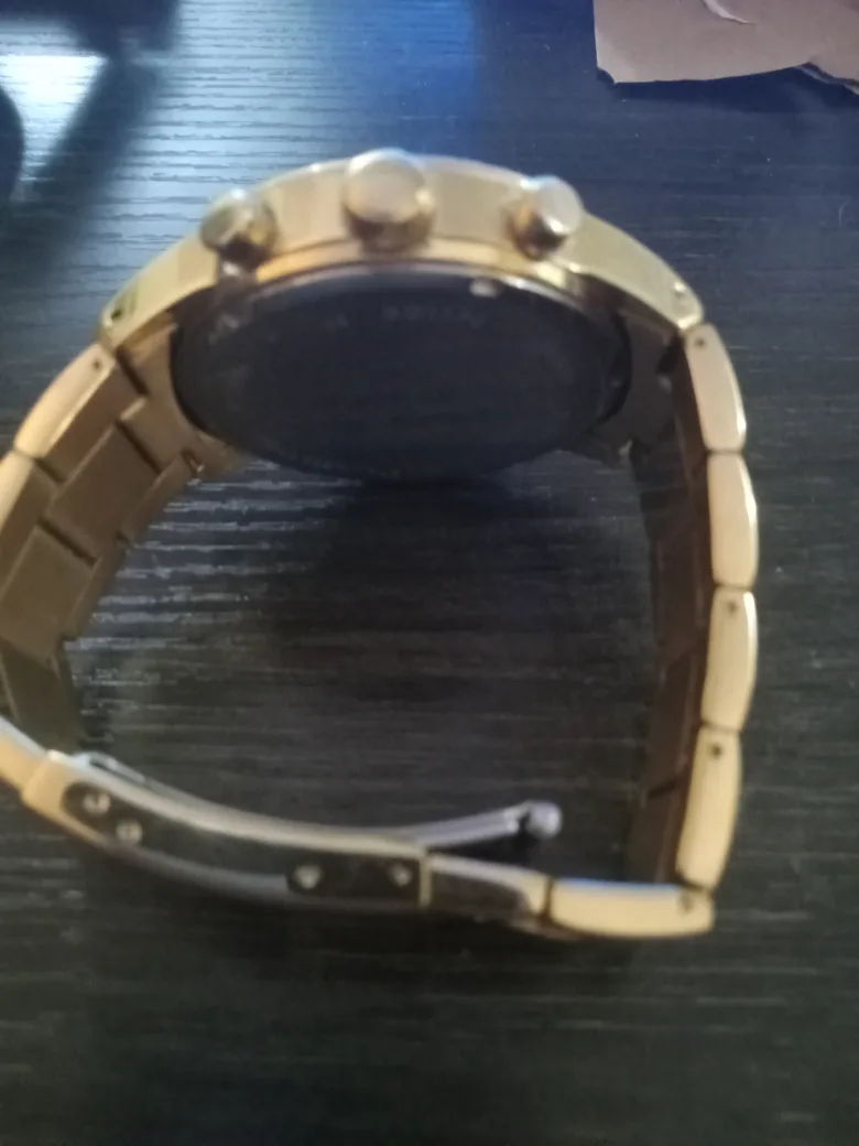 Fossil Gold Chronograph Watch image indicator(5)