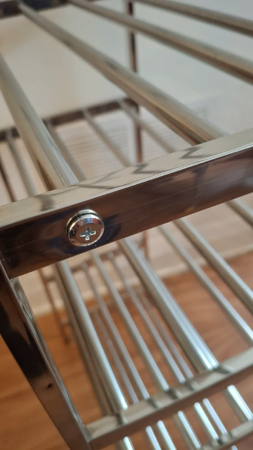 6 tier Chrome Shoe Rack image indicator(5)