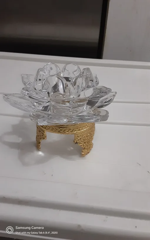 Crystal Flower Candle Holder image indicator(2)
