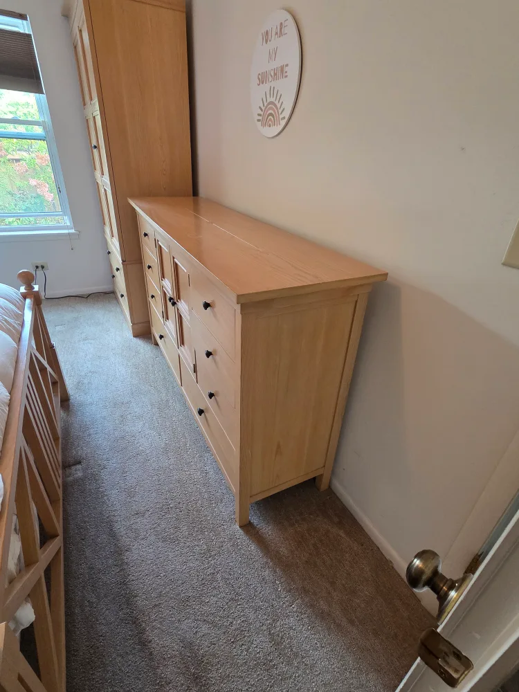 Light Wood Wardrobe and Dresser Set image indicator(4)