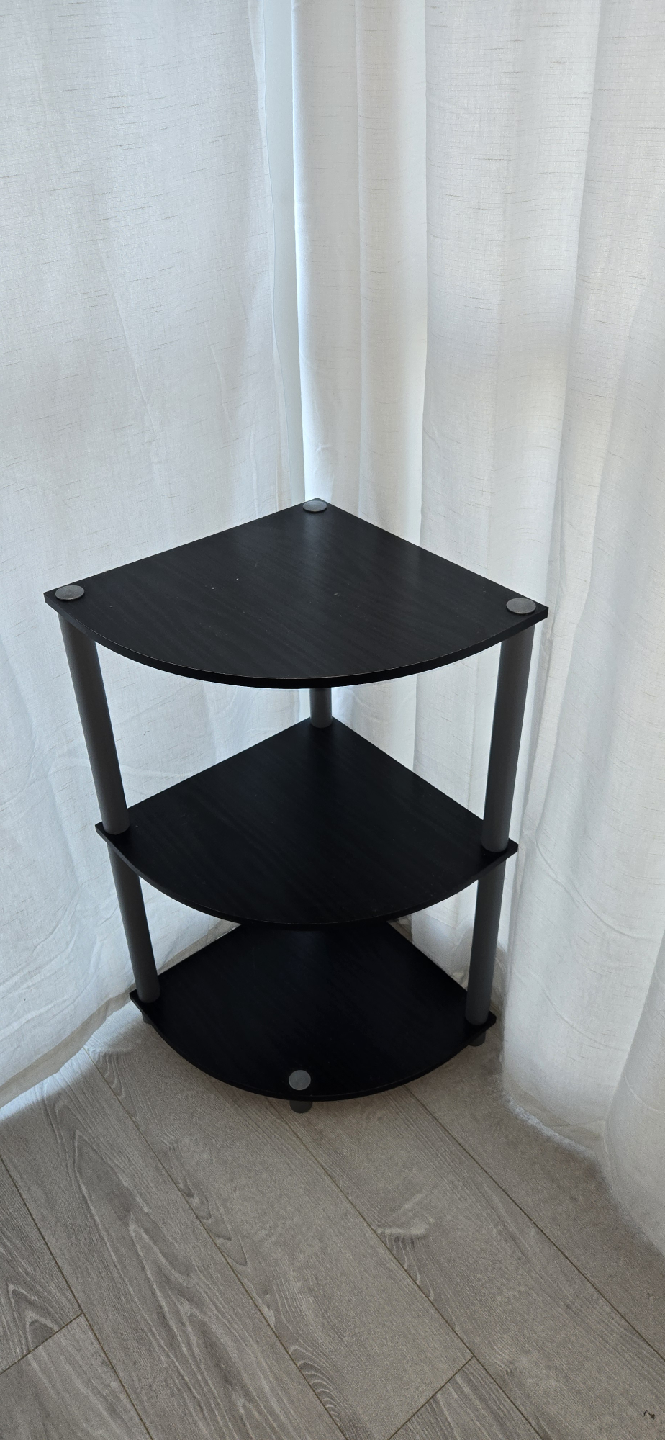 Black Corner Shelf - 3 Tier - photo 3
