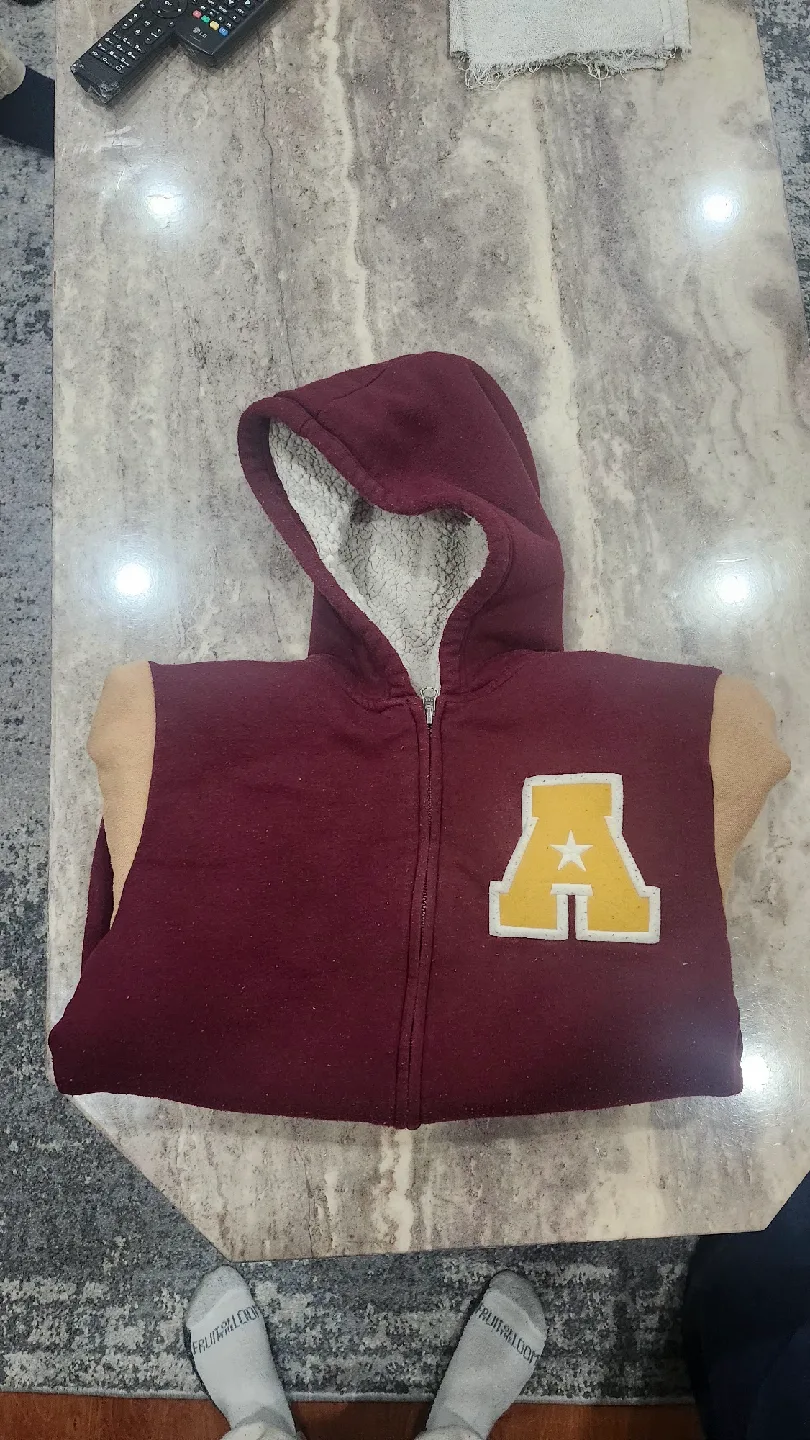 The Children's Place XL(14) Hooded Varsity Jacket image indicator(2)