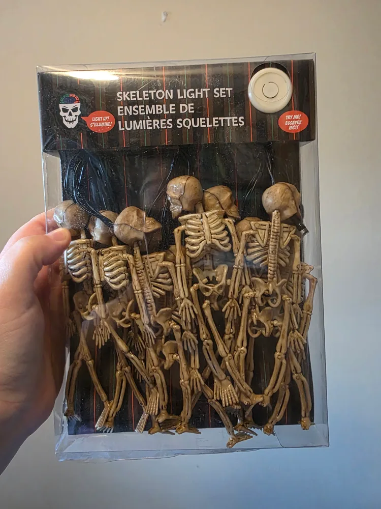 Skeleton Light Set - Halloween Decor thumbnail