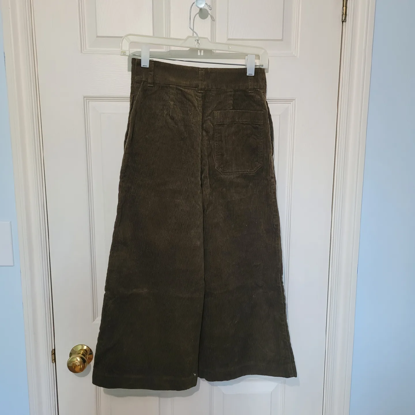 Uniqlo Olive Green Corduroy Culottes image indicator(2)