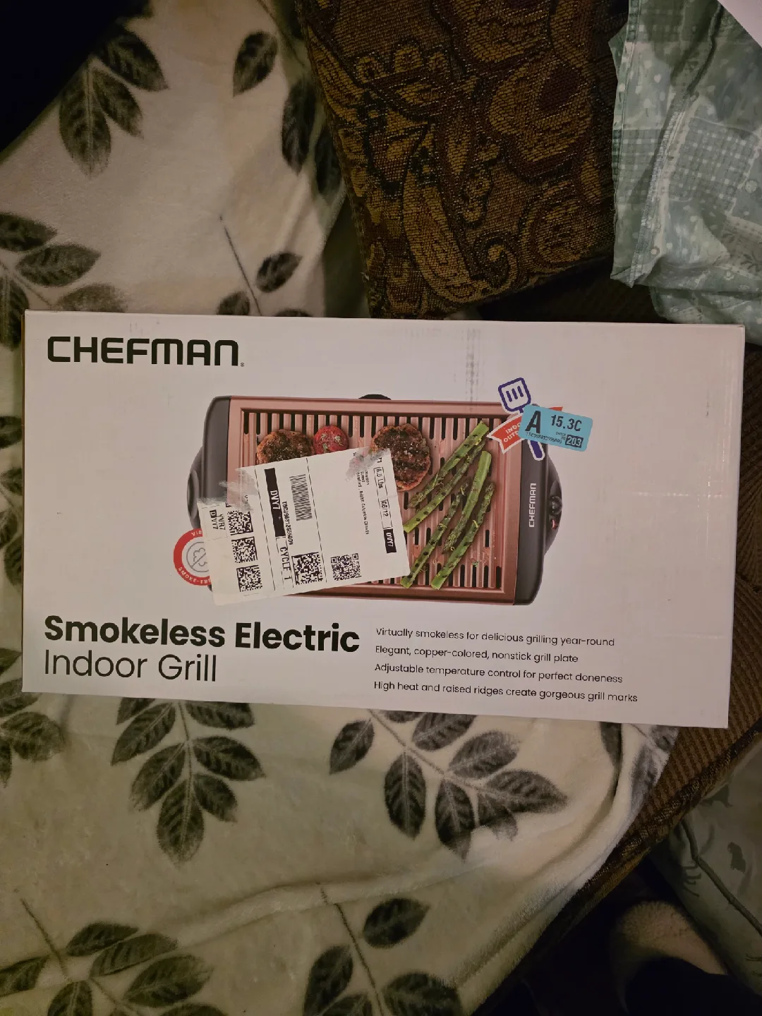 Chefman Smokeless Electric Indoor Grill image indicator(3)