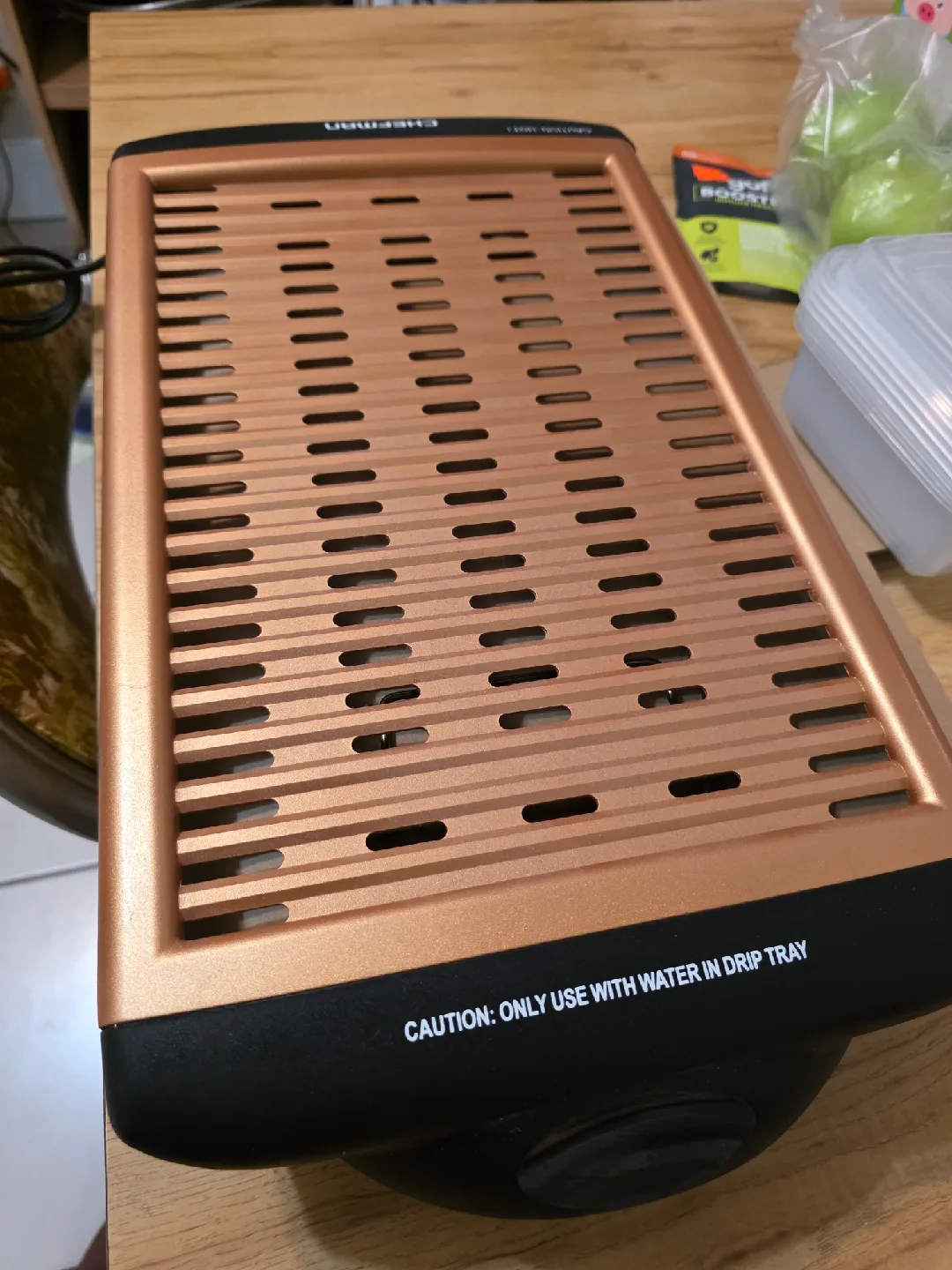 Chefman Smokeless Electric Indoor Grill image indicator(4)