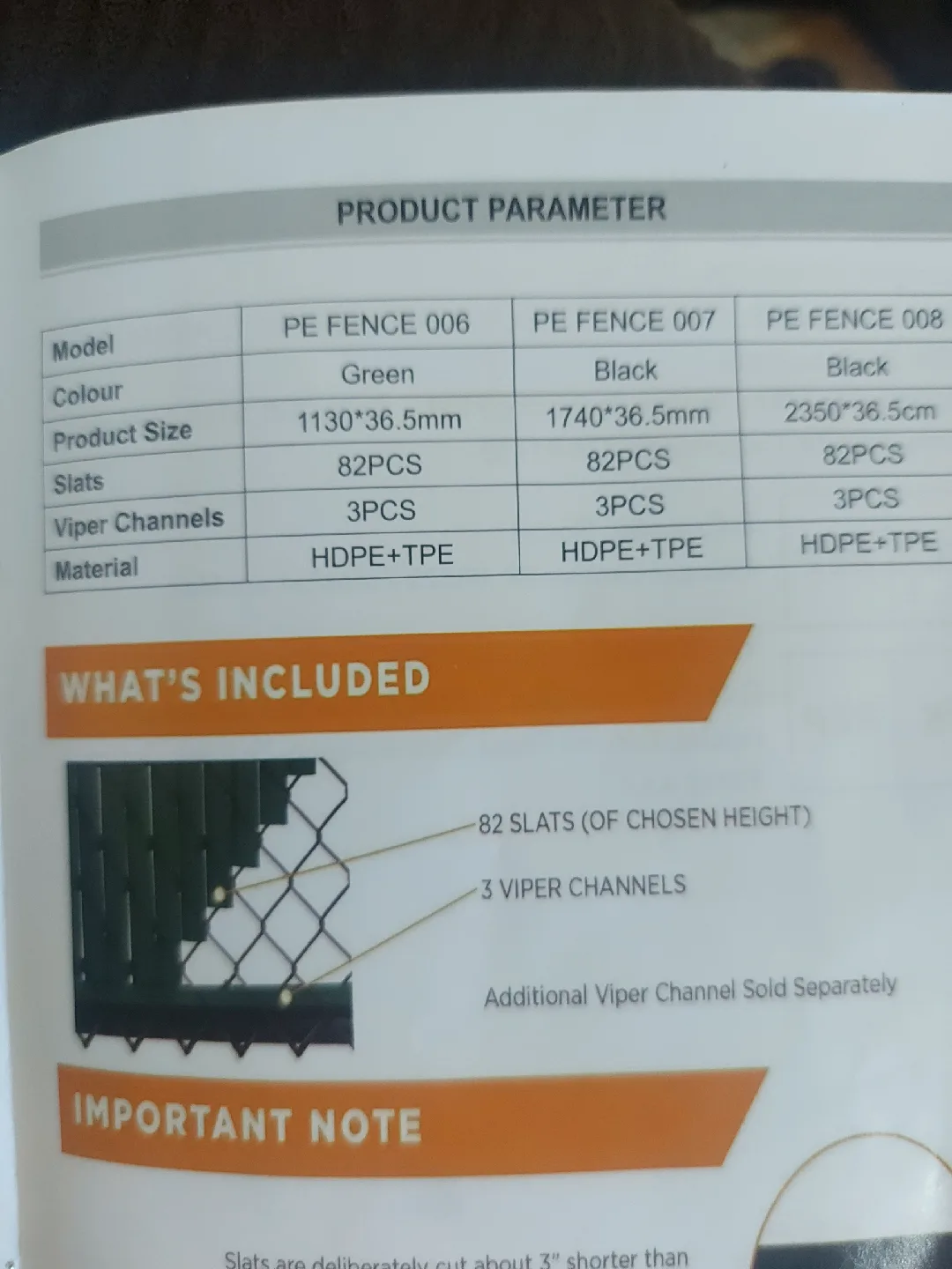 VEVOR Green Bottom Locking Privacy Slats for 4' Fence image indicator(6)