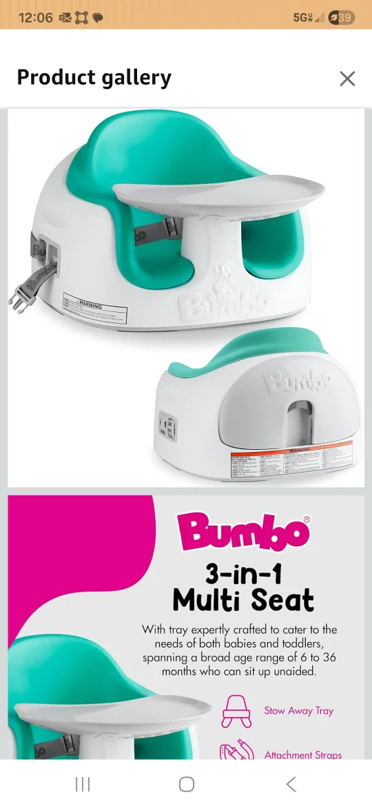 Bumbo 3-in-1 Multi Seat - Teal image indicator(2)