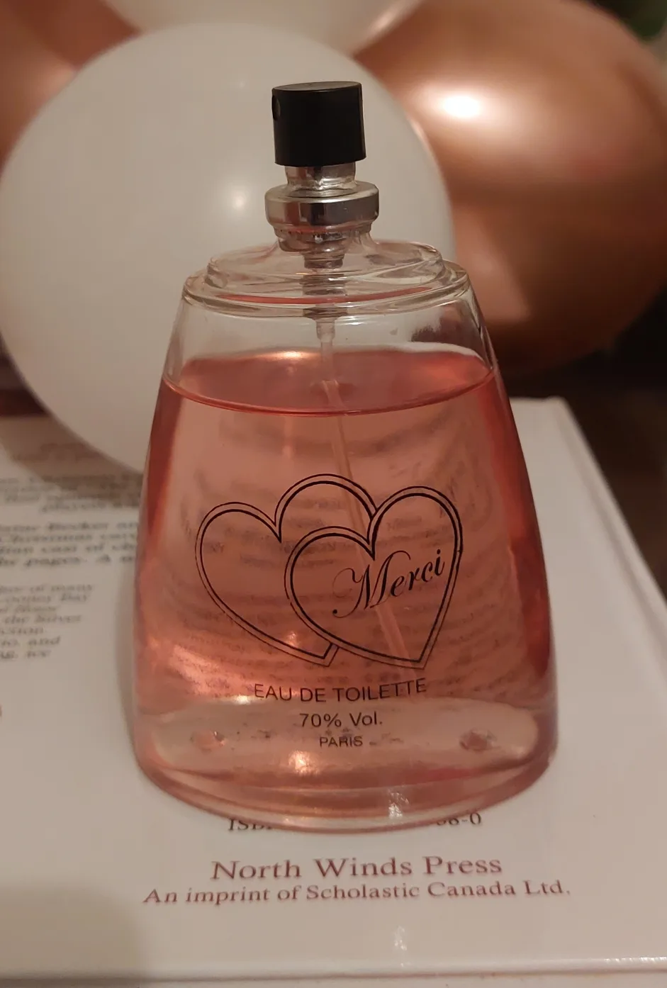 Two Perfume Bottles: Merci Eau de Toilette & Ananda Dolce image indicator(2)
