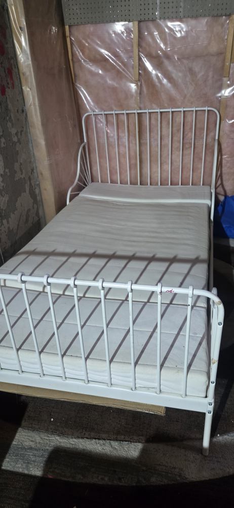 White Metal Bed Frame - photo 5
