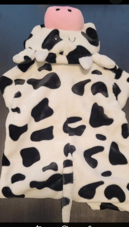 MICLHEY Cow Costume Onesie - Size 120 (30-36 Months) image indicator(7)