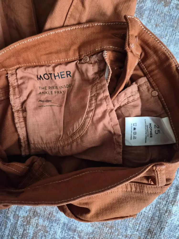 Mother The Pixie Insider Ankle Fray Jeans - Size 25 image indicator(3)