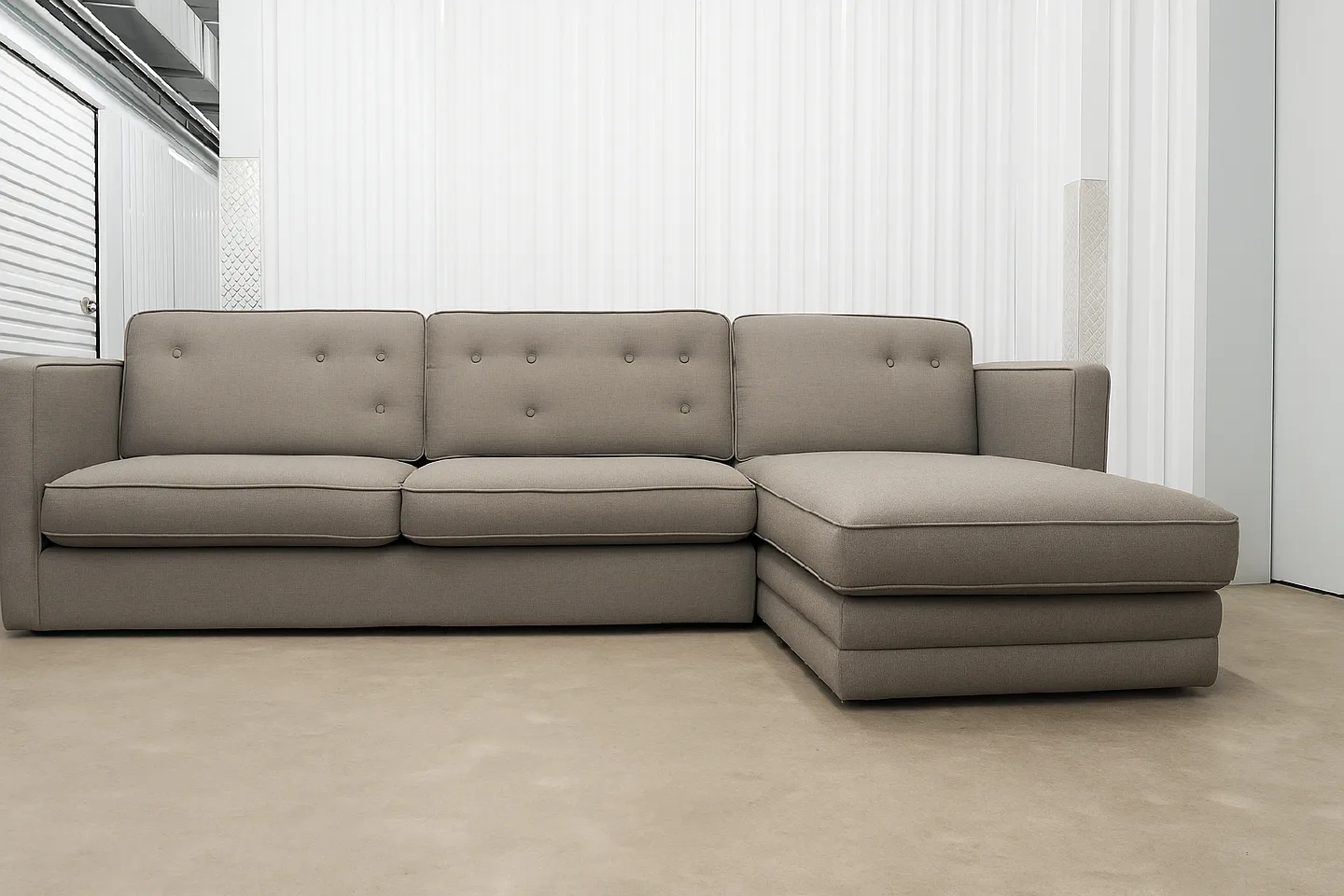 Sectional Sofa - Taupe Colour