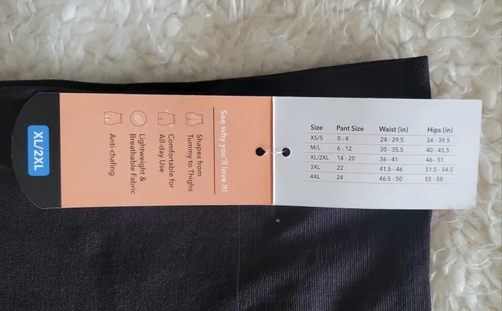 BNWT High Waisted Shaper Shorts XL/2XL image indicator(5)