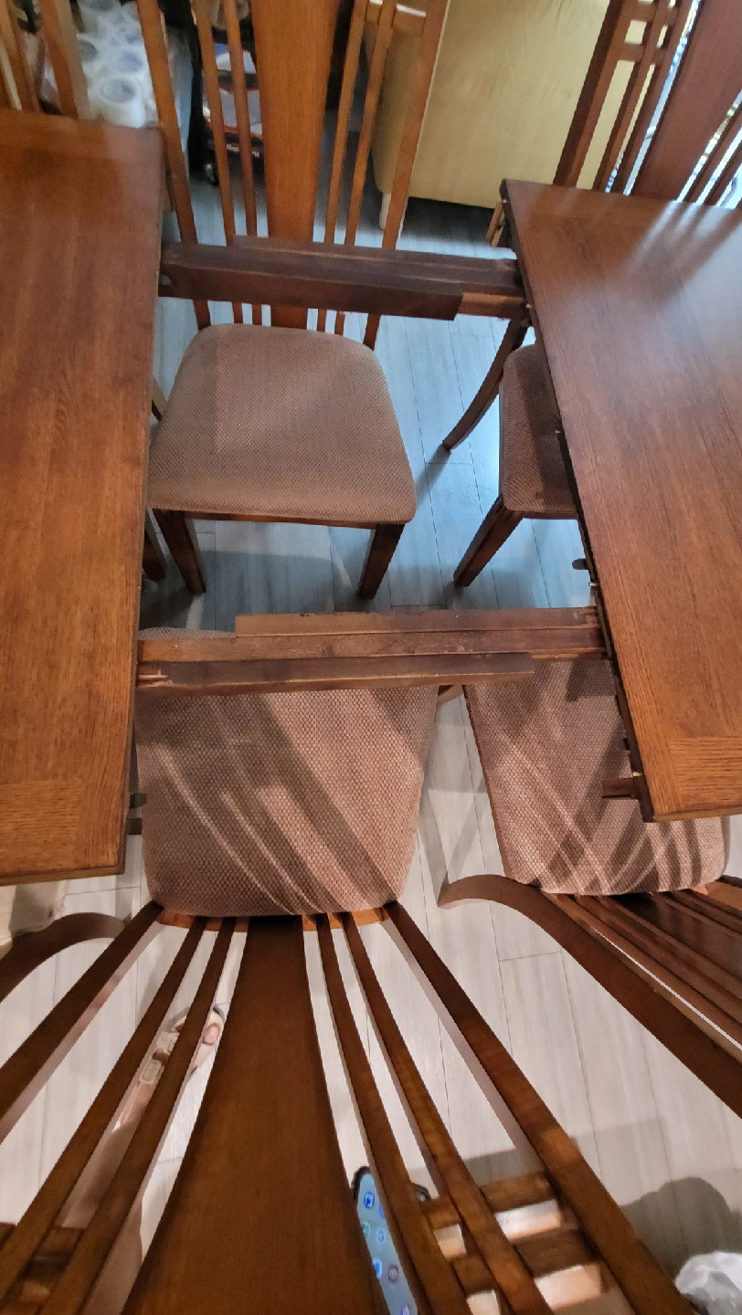 Wooden Dining Table with 6 to 8 Chairs - photo 3