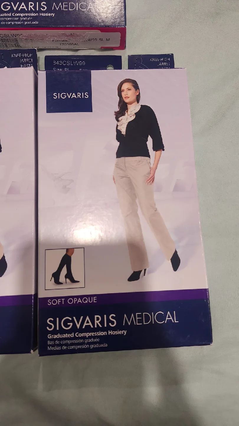 set of 3 Sigvaris Medical Compression socks, Size SL image indicator(3)