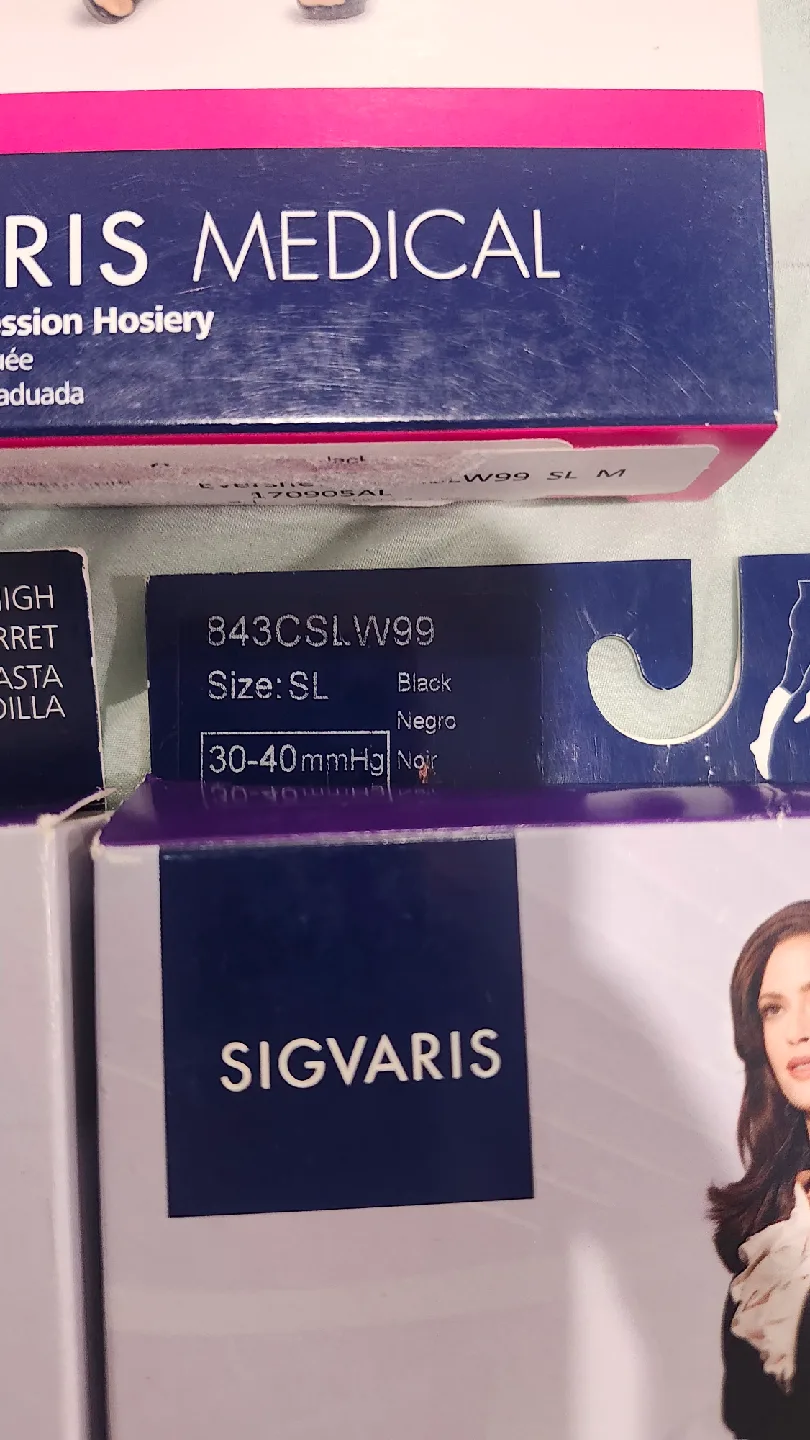 set of 3 Sigvaris Medical Compression socks, Size SL image indicator(5)