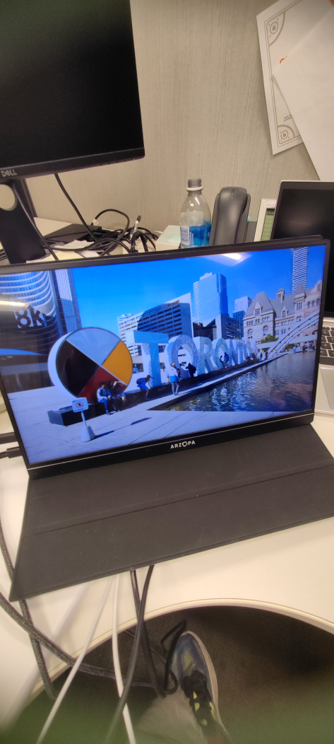 ARZOPA Portable Monitor 15.6 1080P $95 - photo 5