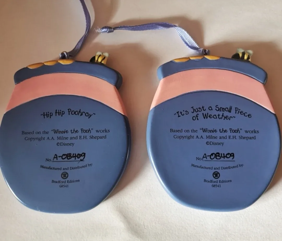Set of 2 Vintage Winnie The Pooh Ornaments image indicator(3)