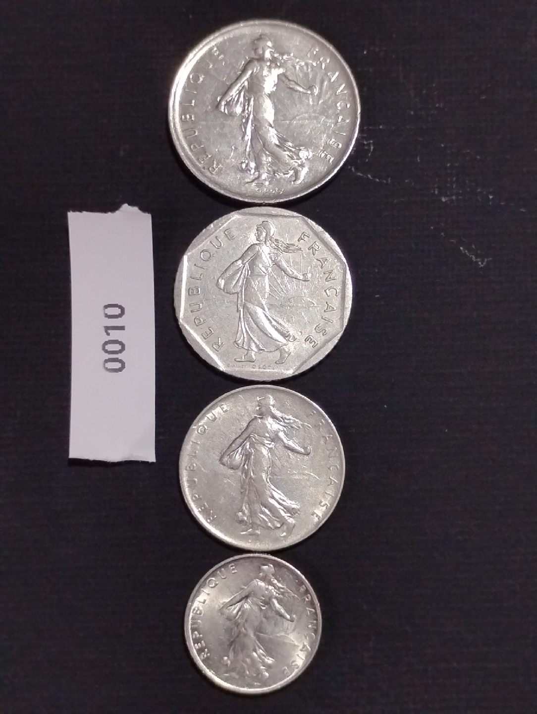 French Franc Coins - Vintage Collection