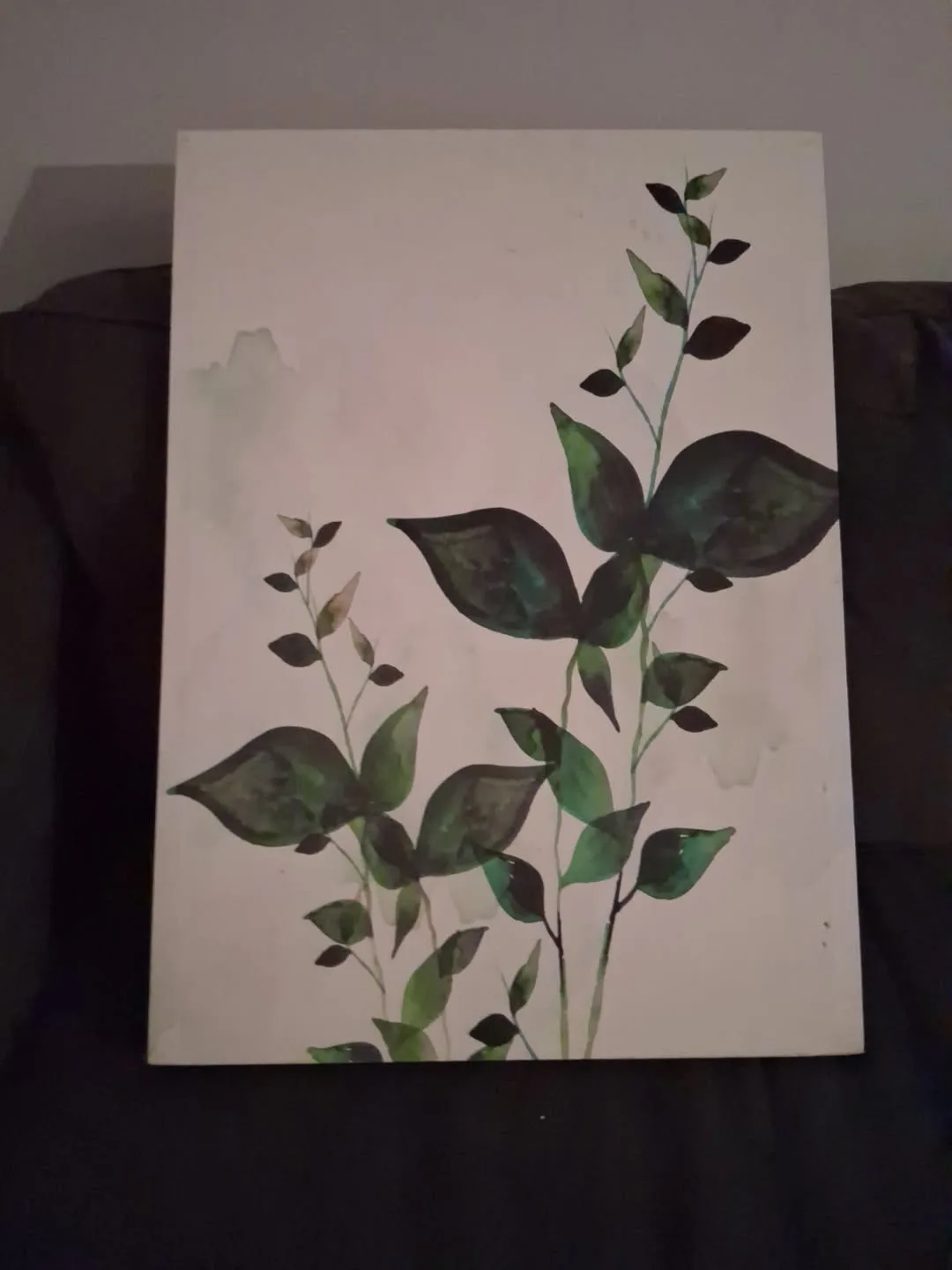 Green Leaves Painting thumbnail