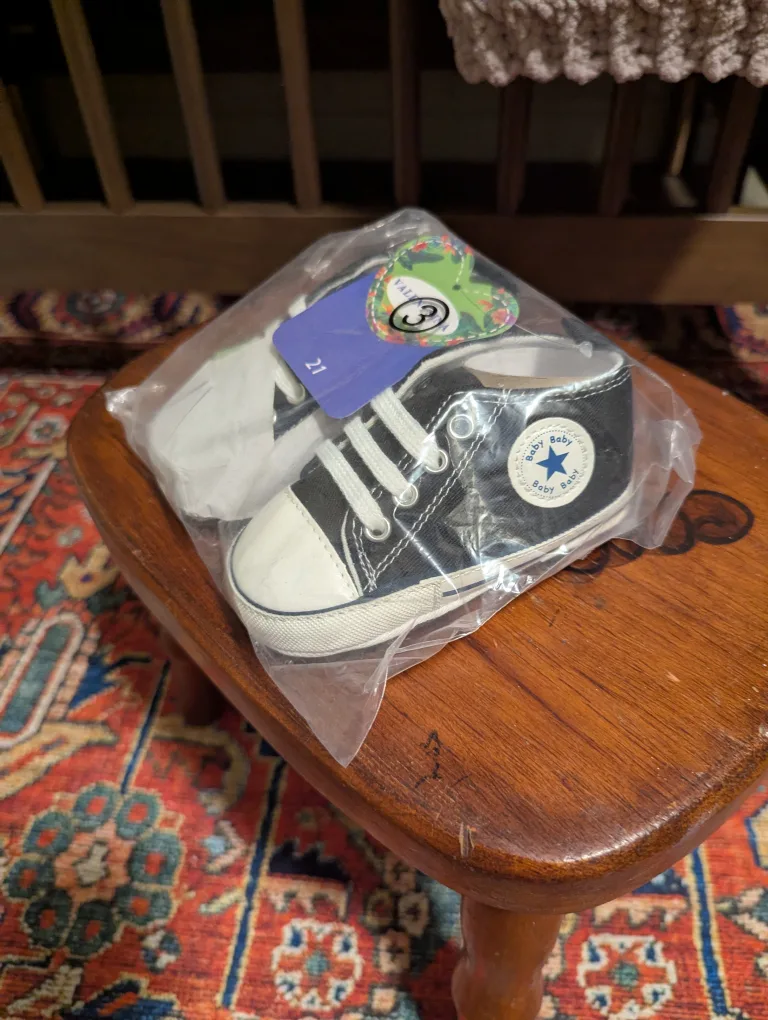 New Baby Sneakers - Size 3 image indicator(2)