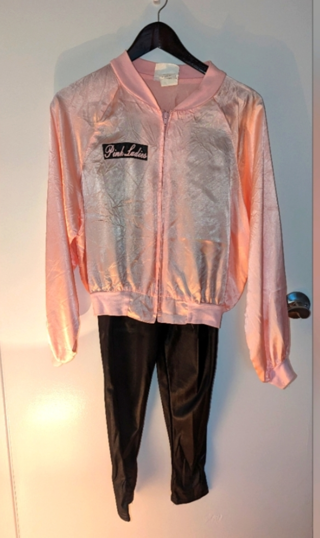 Pink Ladies Jacket & Pants Halloween Costume - Teen One Size