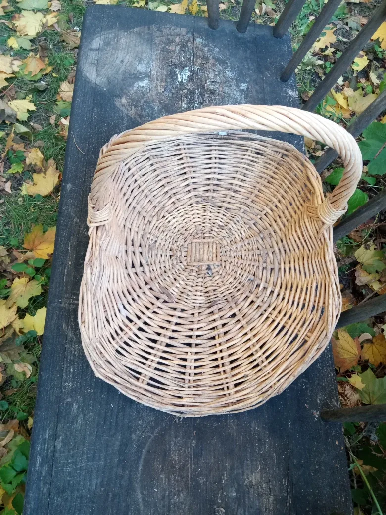 Wicker Basket with Handle image indicator(2)