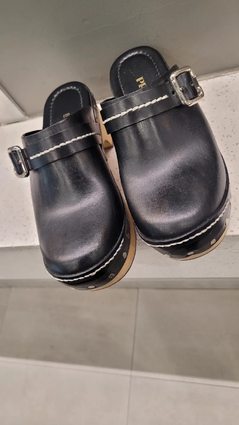 Authentic PRADA Clogs 6 to 6.5 image indicator(10)