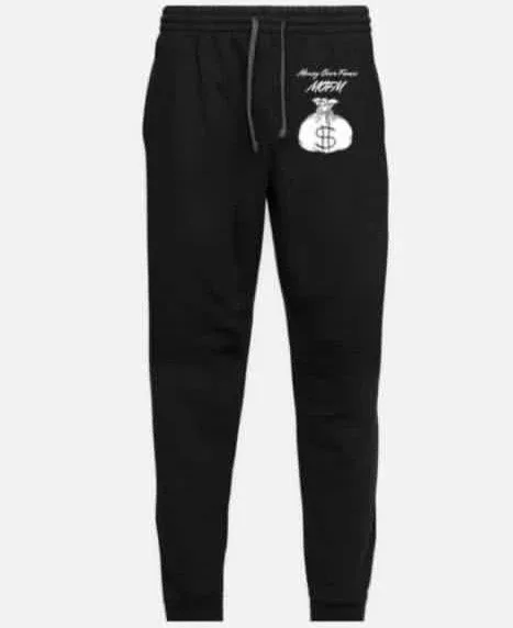 Money Over Fame Black Sweatpants image indicator(2)