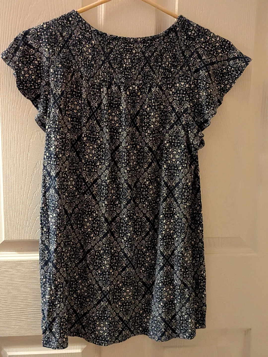 Old Navy Smocked Top - Size M image indicator(2)