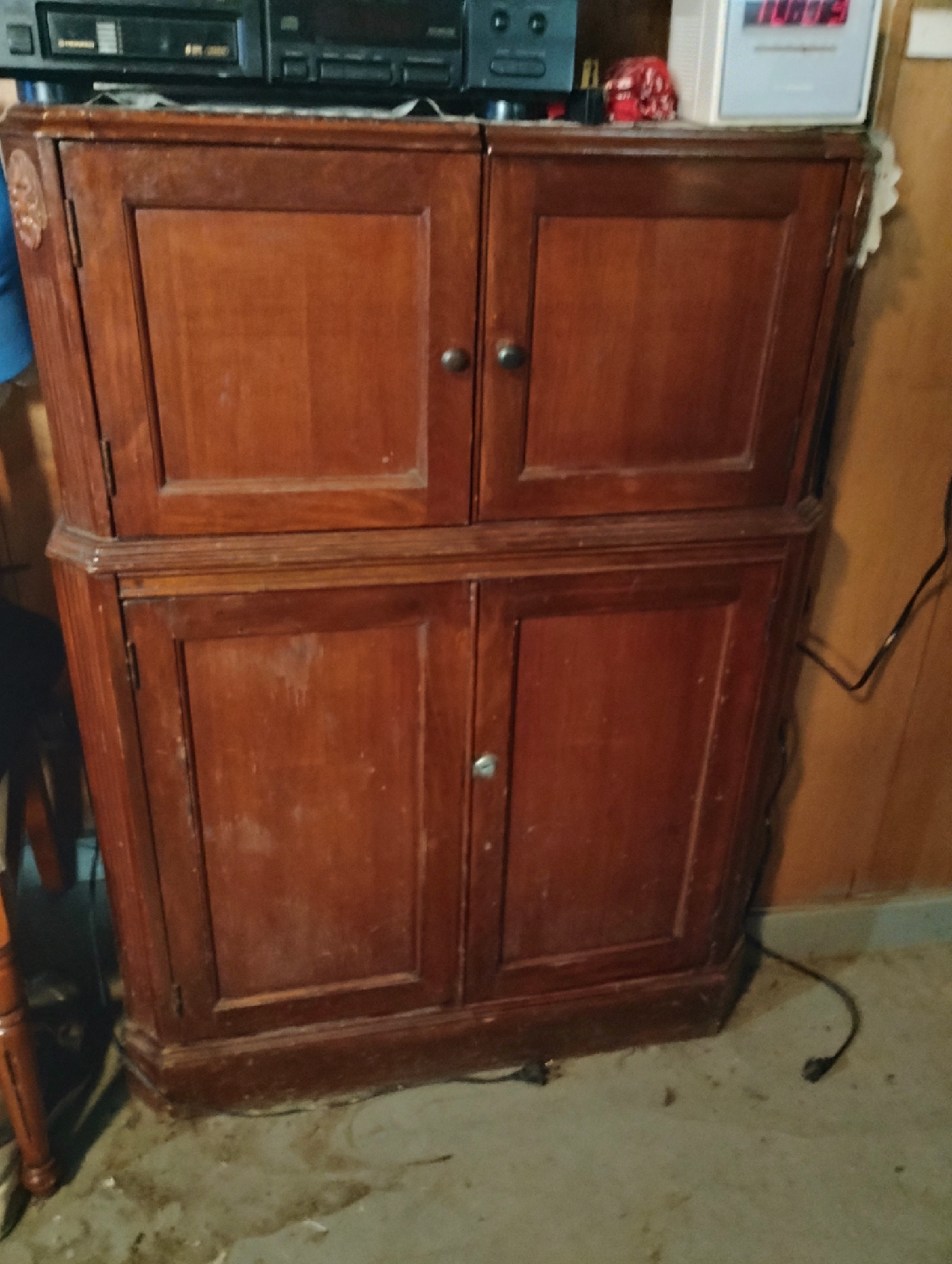 Wooden Cabinet with Storage