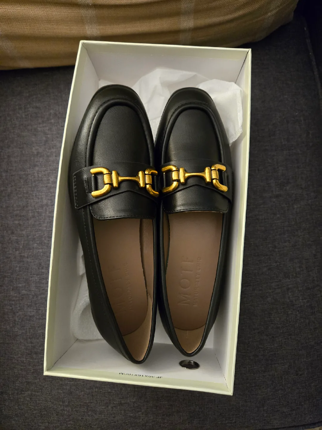 MOTF Black Loafers Size 36